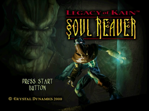 Legacy of Kain Soul Reaver title screen for Sega Dreamcast